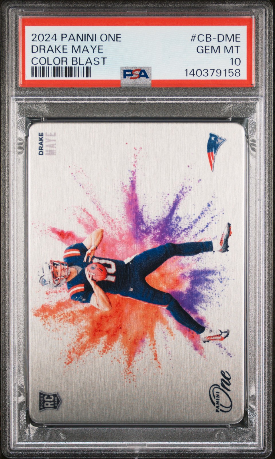 Drake Maye Panini One Color Blast #CBDME Base