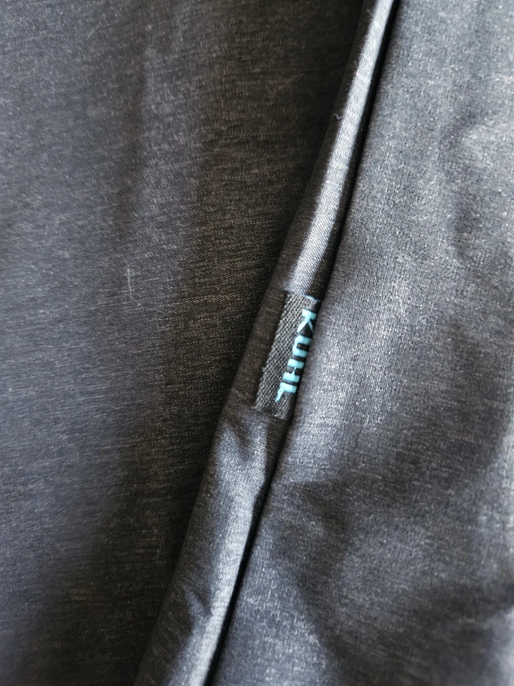 NWT New Kuhl Renegade Long Sleeve Button Up Shirt Men's Medium Carbon Gray UPF50 - Image 4 of 4