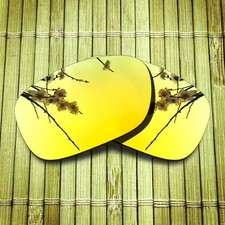Gold Mirrored Replacement Lens for-Spy Optic Dirty Mo Polarized