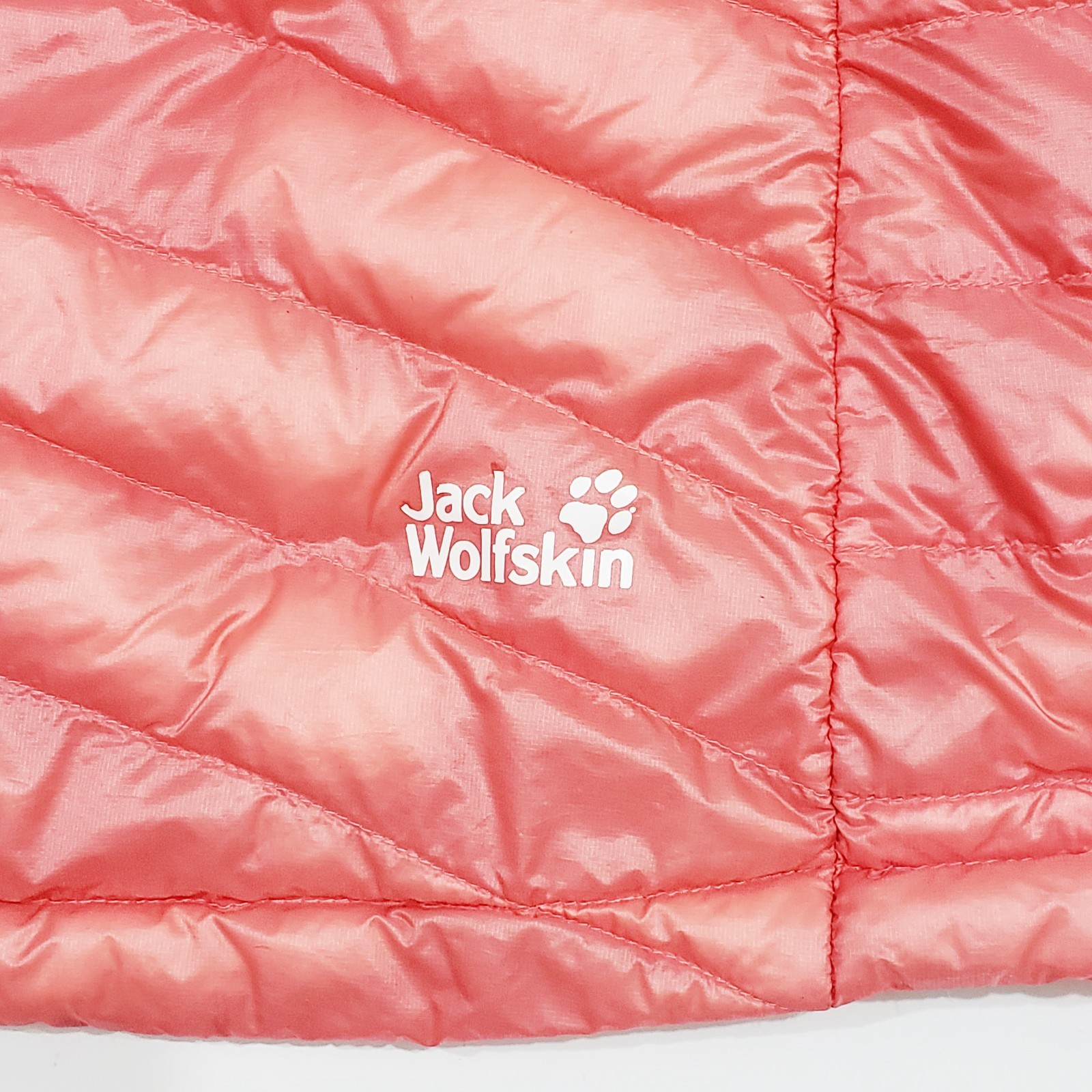JACK WOLFSKIN 1205371 Mountain 700 Down Padded Quilt Jacket Hood Lightweight S-M image 8