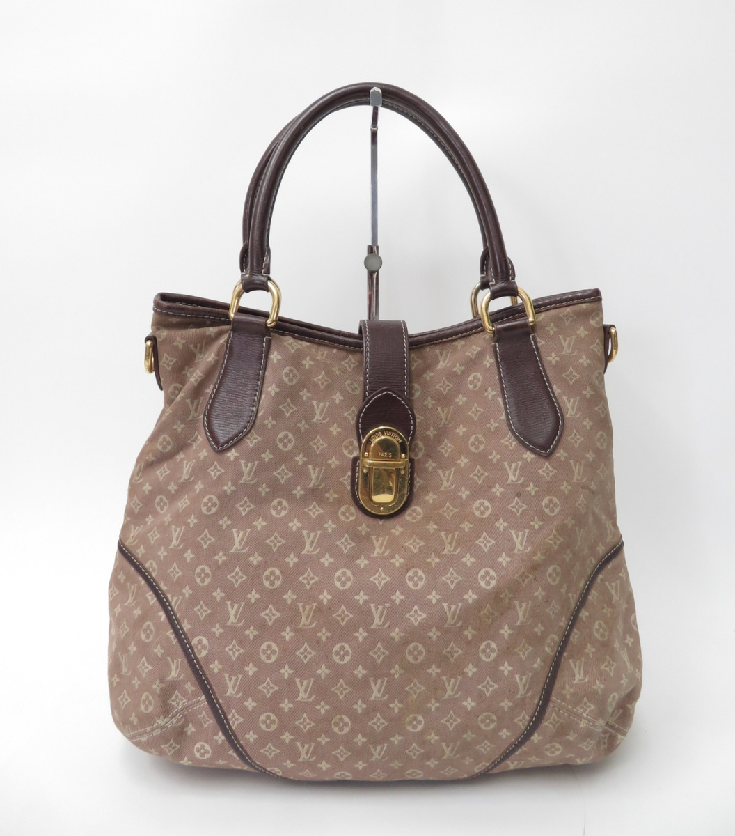 ルイ Authentic Louis Vuitton Monogram Mini Lin Idylle Elegie Hand Bag