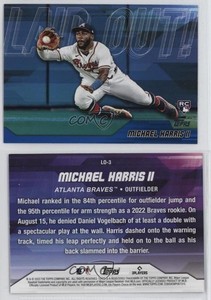 2023 Topps Update Laid Out Blue /600 Michael Harris II #LO-3 Rookie RC