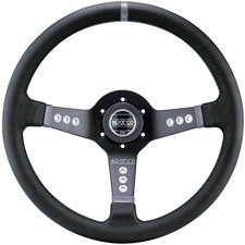 Sparco 015l800pl Steering Wheel Strwhl L777 Leather Black