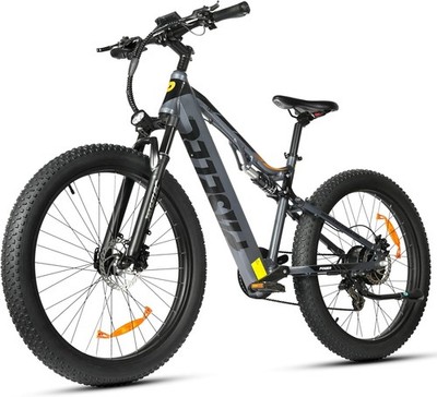 PASELEC Electric Bicycle for Adults 1000W Peak 768Wh 27.5''x3.0'' E-Bike 8 Speed