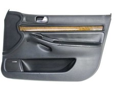 00-02 Audi A4 S4 B5 Front Right Passenger Side Door Trim Panel Black Leather