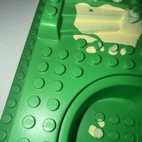 Lego 32 x 32 Raised Baseplate 3 Levels Yellow Dirt Pattern 6092px1 4293