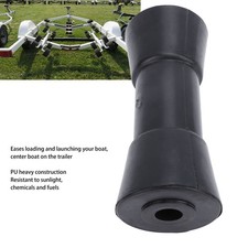 6 Inch Marine Keel Roller PU Black Boat Trailer Roller For Boat Trailer✈