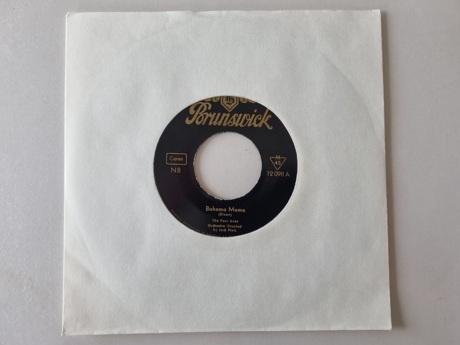 The Four Aces - Bahama Mama / A Woman In Love 7'' Vinyl Germany