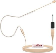 PYLE-PRO Over Ear Boom Microphone Headset - Professional Hands Free Beige