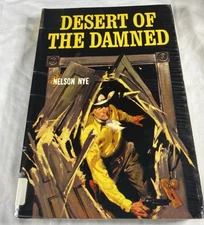 Desert Of The Damned Nelson Nye Large Print Ex Library PB