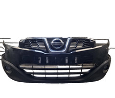 NISSAN QASHQAI BUMPER FRONT COMPLETE IN BLACK MK1 2010 - 2013