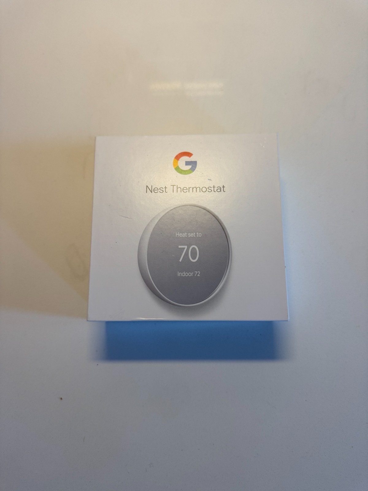 Google Nest Smart Thermostat, Snow - GA01334-US