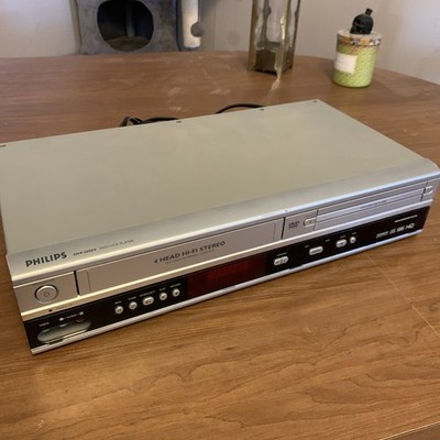 Tested Phillips Video cassette Recorder/ DVD Combo Player DVP3050V No Remote