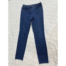 BASLER Womens Blue Denim Jeans Straight Leg S...