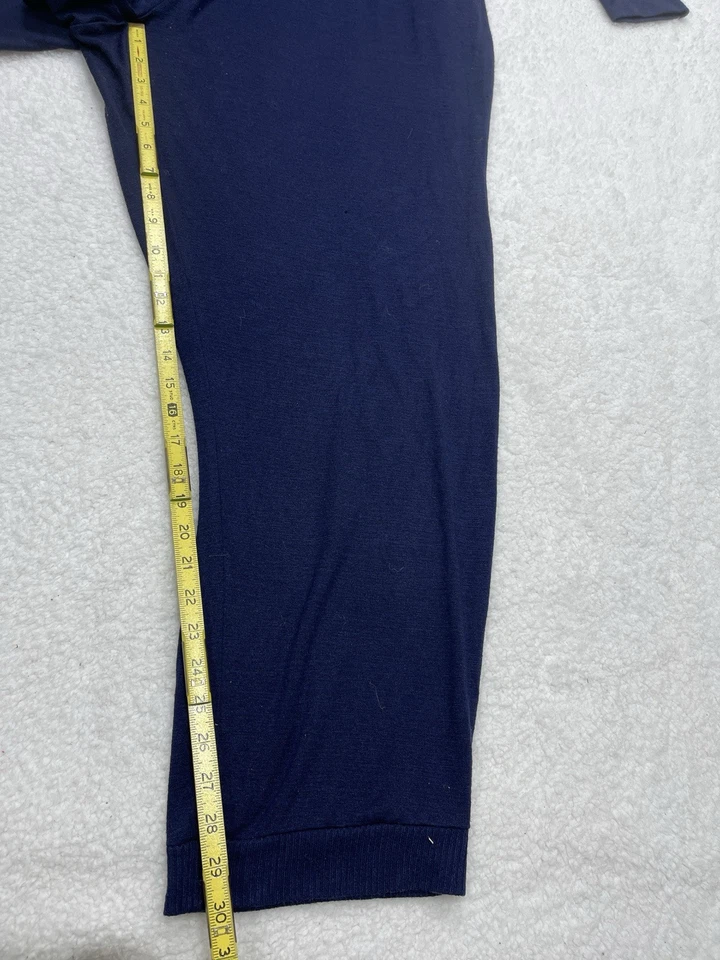 Женский комбинезон Gap синий широкие ноги богемное ретро удобный эластичный размер XXL высокий плюс - Изображение 3 из 4