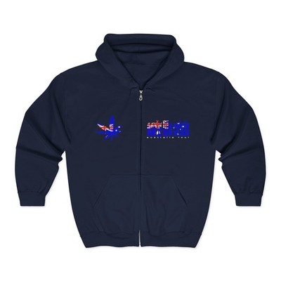 トップス Nettspend merch hoodie Nettspend Early Life Crisis Australia Navy Tour Merch Zip-Up