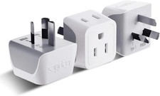Australia Power Plug Adapter, 2 in 1 Type I Plug Adapter, US to Australia , Chin