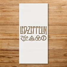 Led Zeppelin Logo Wall Art Stencil for Music Enthusiasts - StencilAir