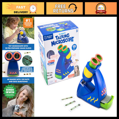 Interactive Kids Microscope Toy - STEM Learning Science Kit for Ages 3-5, Presch
