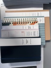 5 Pieces Markings By C.R. Gibson Bonded Leather  NOTEBOOK Ruled 5 Sizes