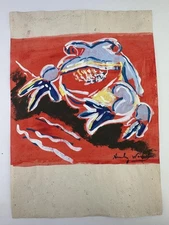 Andy Warhol COA Art Painting Original Drawing Vintage Paper Signed