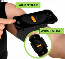 Cell Phone 4-6.5'' Running Armband - Detachable & 360° Rotatable Universal Black