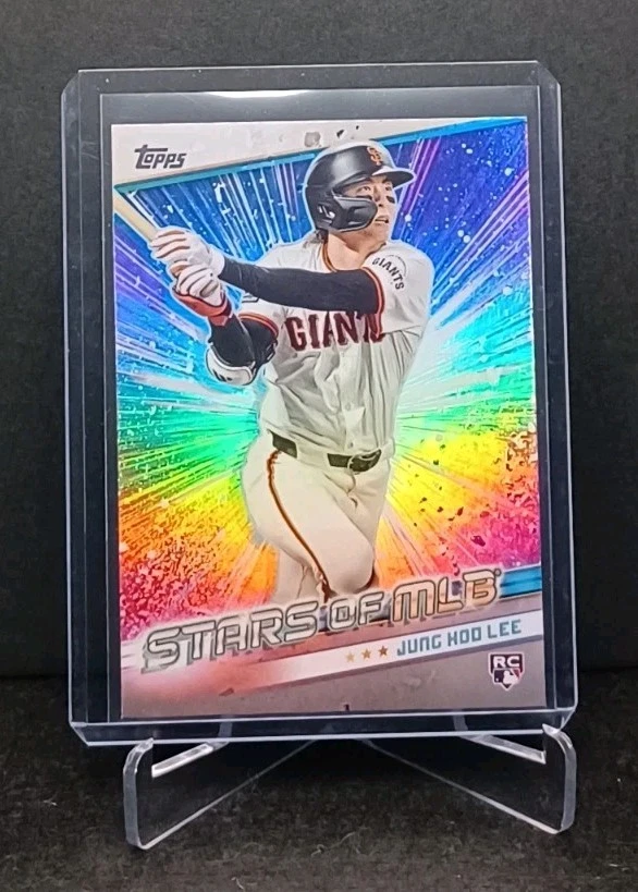 2024 Topps Update Series #US343, #SMLB-82 & #89US-28 Jung Hoo Lee RC Lot Giants - Image 4 of 4