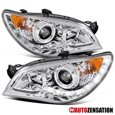 Fit 2006-2007 Subaru Impreza WRX STI Halogen Projector Headlights LED Strip Lamp