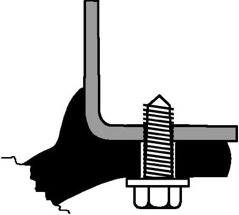 Pacer 52-188 Flexy Flares 2.5"x58" Fender Kit, Black Rubber, 2pc Foto 3 de 4