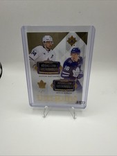 Auston Matthews Mitch Marner GOLD Laundry Tags 1/1! 2023-24 Ultimate