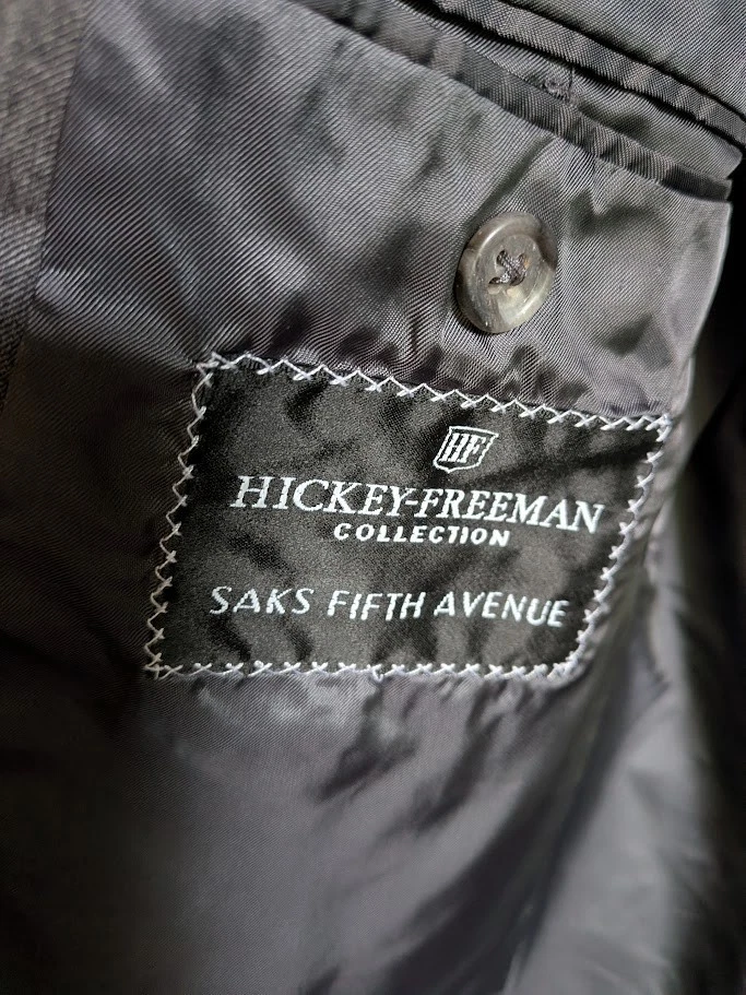 Conjunto de Traje Loro Piana Para Hombre Pin Rayas Italia Tasmania Super 120's Negocios Formal Foto 4 de 4