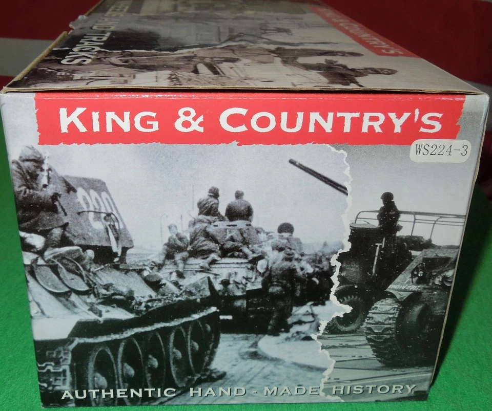 King & Country 2013 retirado 1:30 Segunda Guerra Mundial alemán 38(t) #204 tanque LE100 (WS224-3), NUEVO EN CAJA Foto 2 de 4