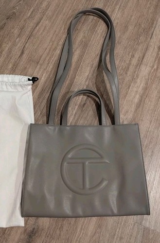 Medium Gray Telfar Shopping Bag & Dustbag