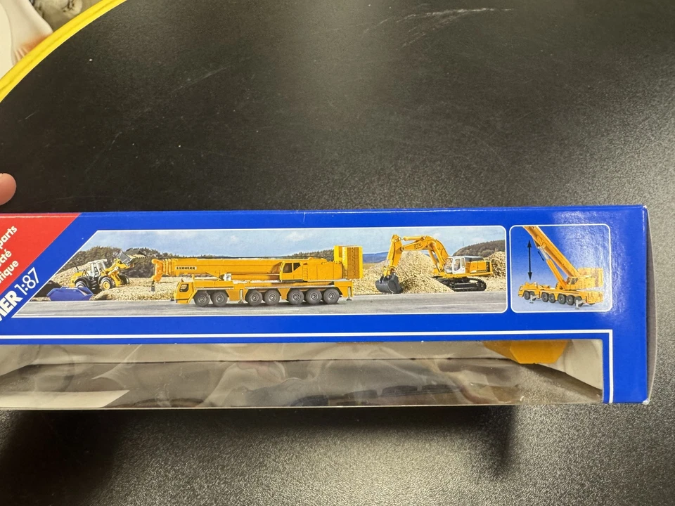 SIKU 1886 -modellino 1:87 - GRU MOBILE LIEBHERR GIALLA - NUOVO - SIGILLATO - Immagine 4 di 4