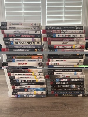 43 PS3 Games Lot All Tested and Working Sony PlayStation 3 Games Lot Bundle