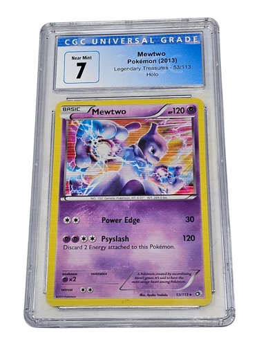 Mewtwo 53/113 Legendary Treasures Holo CGC 7 Near Mint 5256