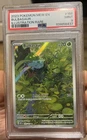 Pokémon TCG Bulbasaur Holo Illustration Rare Card 166/165 Scarlet & Violet PSA 9