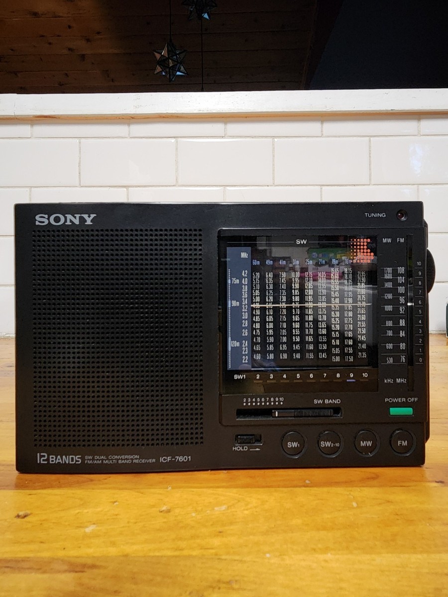 SONY ICF-7601 FM/AM/SW 12BANDS 昭和レトロ SONY ICF-7601 AM/FM/SW 12 Band Transistor Radio | eBay