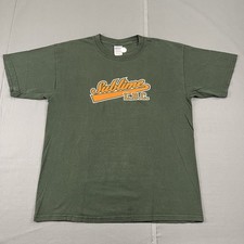 Vintage Sublime Script Logo LBC Green T-Shirt Size Large 1999 - used
