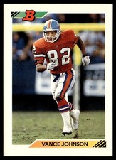 1992 Bowman Vance Johnson Denver Broncos #375