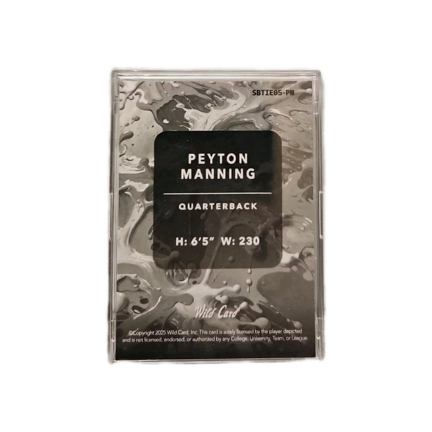Wild Card Splat Peyton Manning 2025 1/1 - Imagem 2 de 2