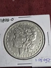 1896O MORGAN SILVER DOLLAR  A/U CONDITION WITH MINT LUSTER & DETAILS