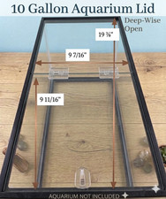 Aquarium Lid 10 gallon High Clear Deep-Wise Open