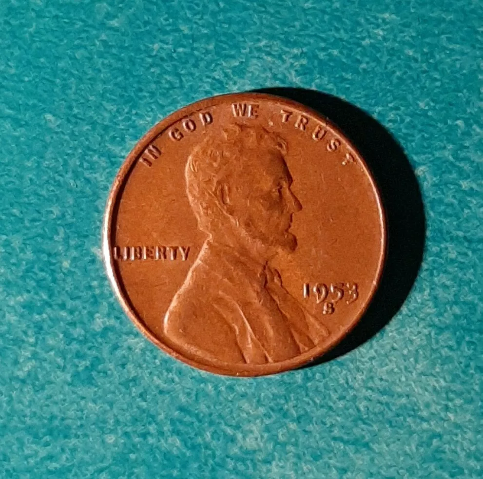 1953-S ABRAHAM LINCOLN WHEAT PENNY ONE CENT SAN FRANCISCO USA