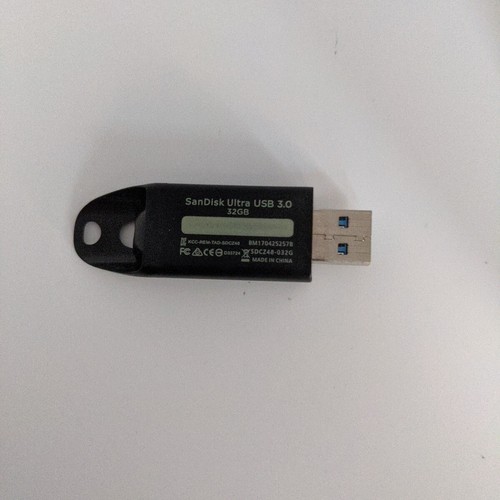 SanDisk Ultra 32GB USB 3.0 Flash Thump Drive w/ Hardware Encryption SDCZ48-032G - Picture 4 of 6