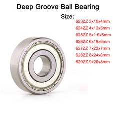 623 624 625 626 627 628 629ZZ Bearing Steel Miniature Deep Groove Ball Bearings