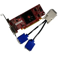 AMD Dell OptiPlex 780 980 3010 7010 9010 Win10 Dual Monitor 1GB VGA Video Card