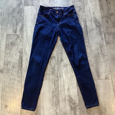 American Eagle Outfitters Hi-Rise Jegging Blue Womens Size 8