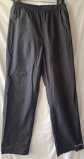 COLUMBIA SPORTSWEAR, YOUTH XL BLACK PULL ON OMNI-TECH RAIN PANTS, NWOT