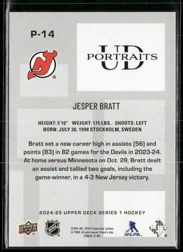 24/25 2024-25 Upper Deck SERIES 1 & 2 UD Portraits #P1 -#P60 ***U PICK LIST*** - Picture 29 of 121